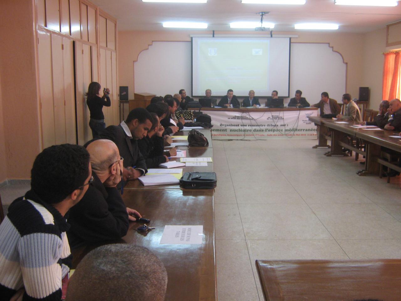 journée débat sur le désarmement nucléaire - Univ.Med1-Oujda